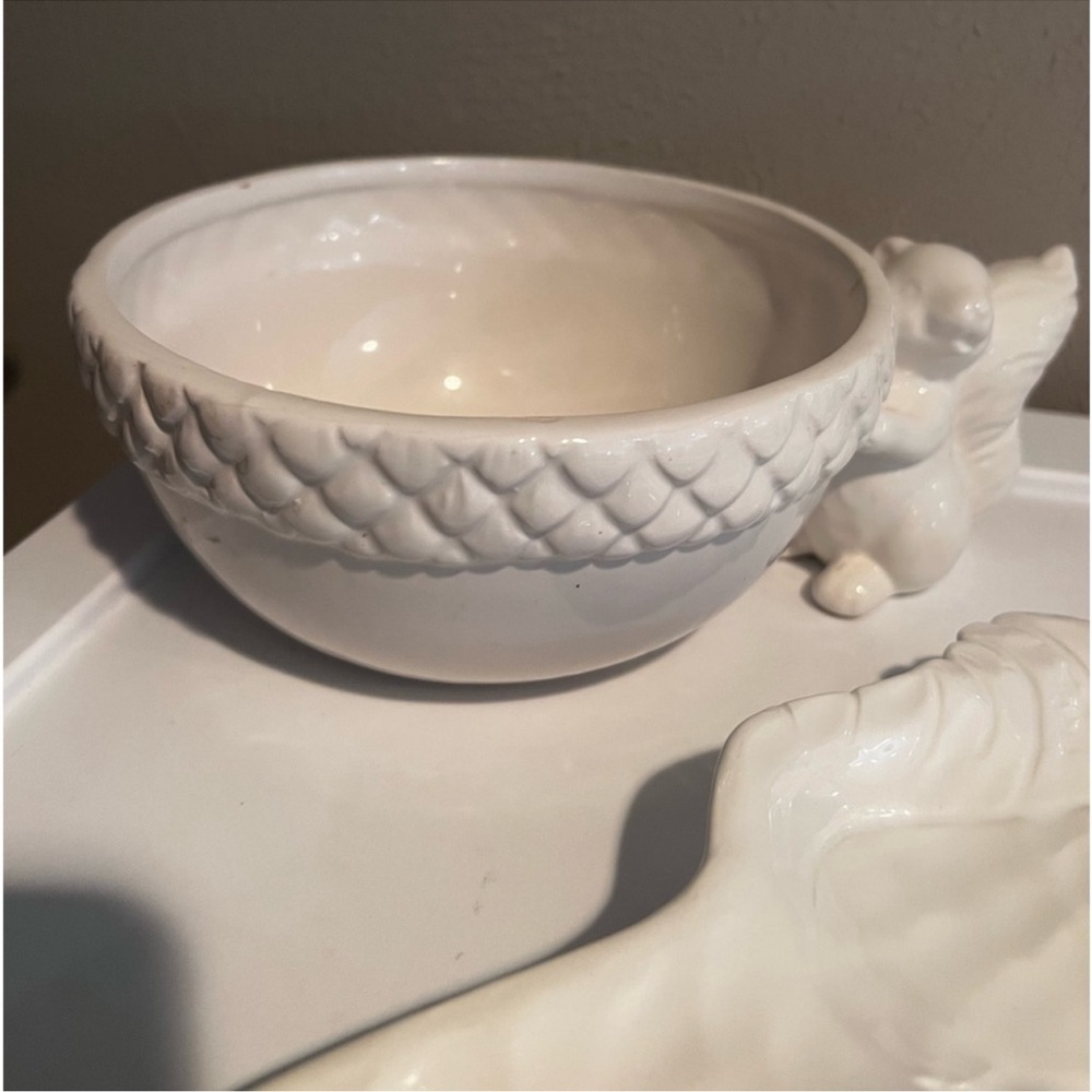 White Ceramic Kitchen Accessories Set - Picture 3 of 8